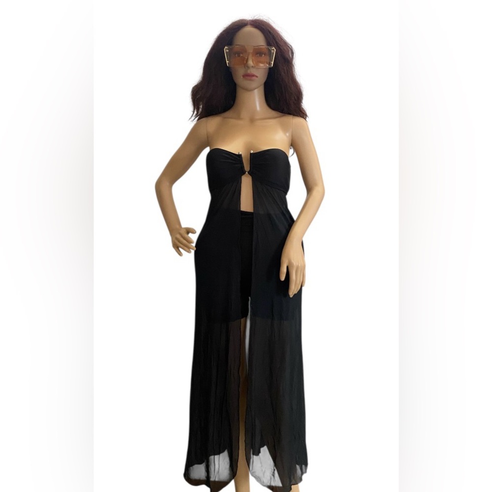 Matthias sheer beach coverup-Made in Italy